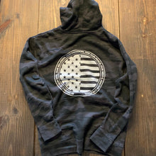 Load image into Gallery viewer, Black and Grey Camo Pullover Hoodie